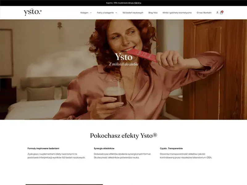 Ysto – sklep internetowy na WooCommerce
